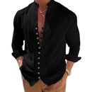 Camisa Masculina em Linho Retrô Garopaba