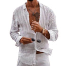 Camisa Masculina em Linho Recife