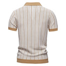 Camisa Polo Masculina de Malha Listrada Vancouver