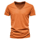 Camiseta Masculina Manga Curta Gola V Florianópolis