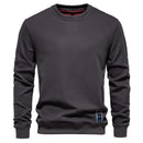 Moletom Masculino Liso Gola Redonda Berlim
